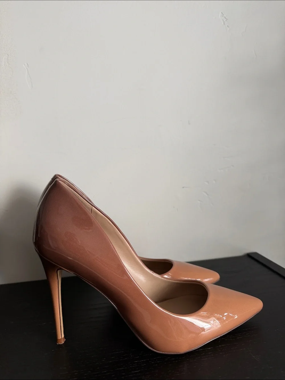 Aldo Pointed-Toe High Heel Pumps in Nude
